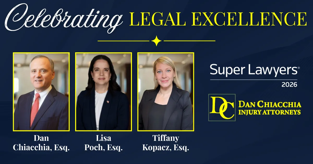 Dan Chiacchia Attorneys Recognized with the Super Lawyers 2026 award